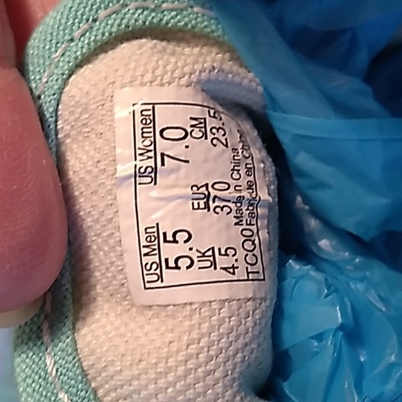 Vans blue white canvas shoes 7 - Picture 6 of 6